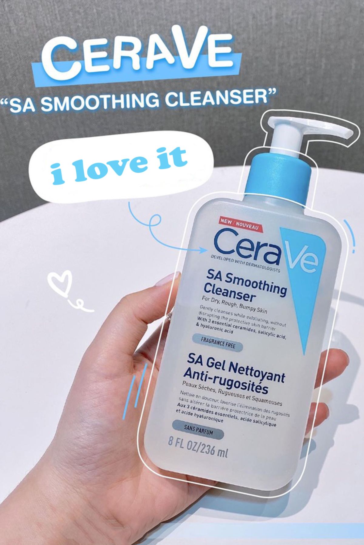 CeraVe SA Smoothing Cleanser 236ml