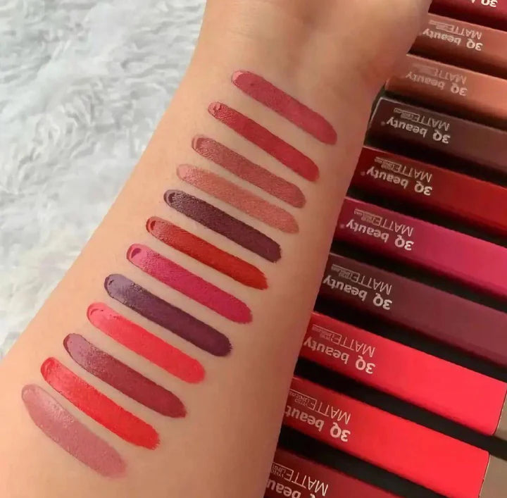 3Q BEAUTY MATTE LIPGLOSS PACK OF 12