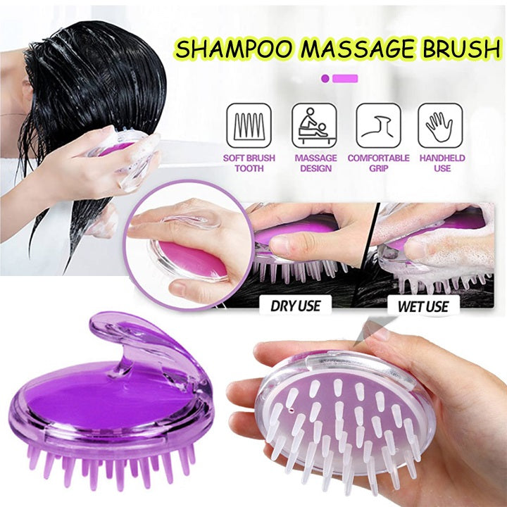 Silicone Hair Scalp Massager Shampoo Brush