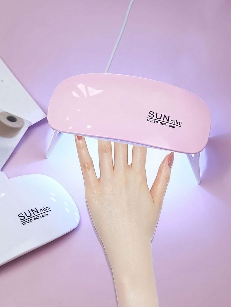 SUN Mini UV LED Nail Lamp – Portable UV/LED Nail Dryer for Gel Polish & Poly Gel