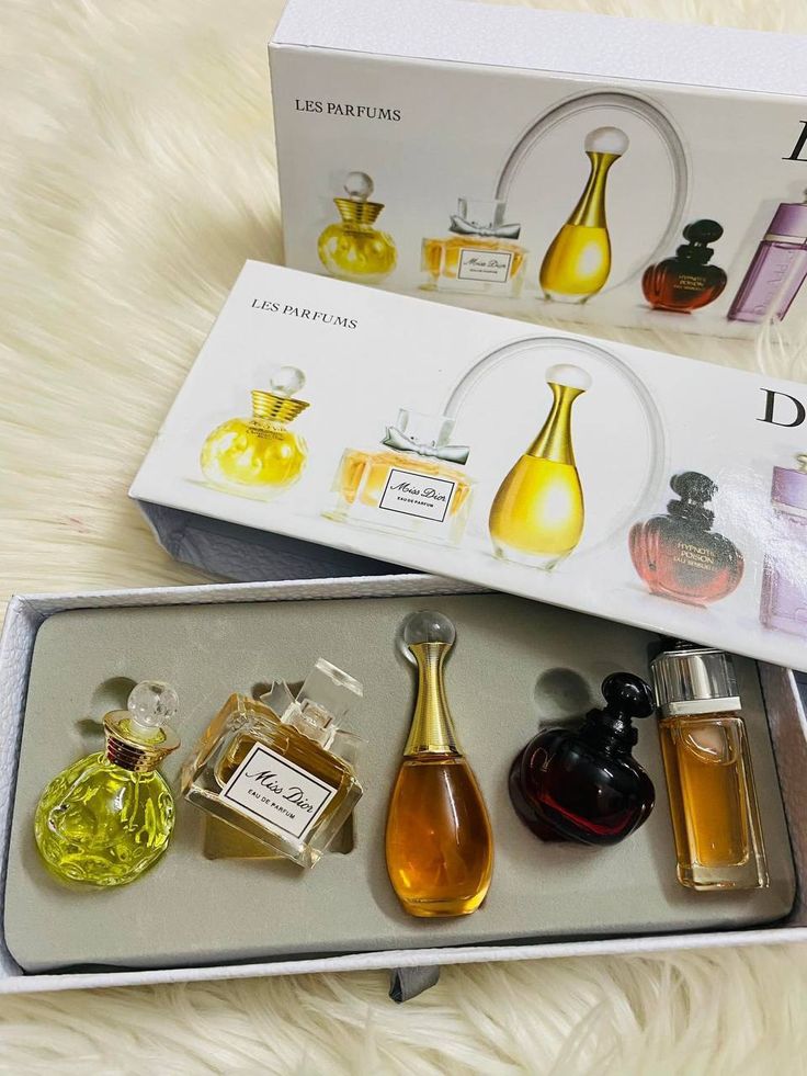 5 Pieces Dior Perfume Set Best Gift – Long-lasting Fragrances