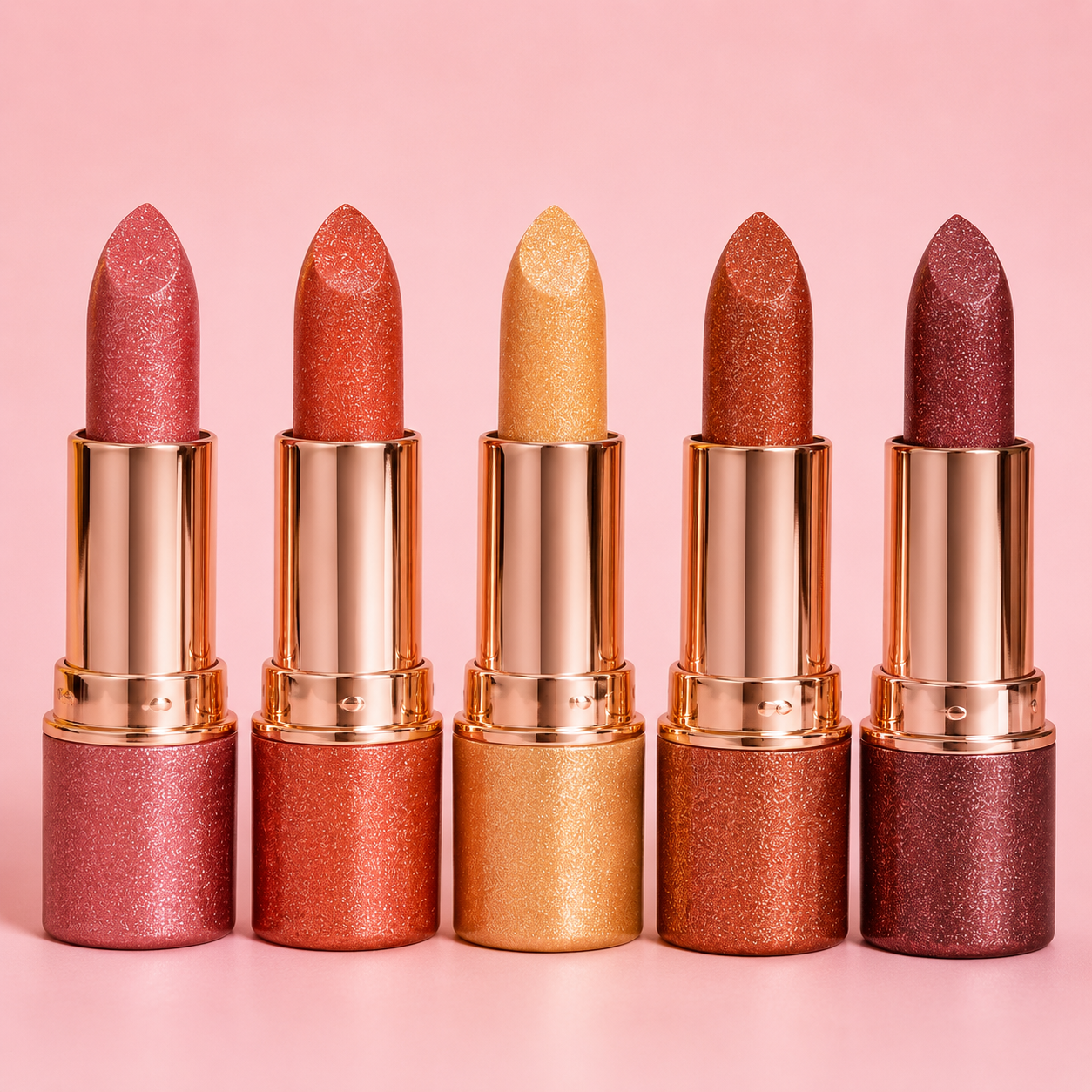 Glitter Glam Lipstick Set – Pack of 5
