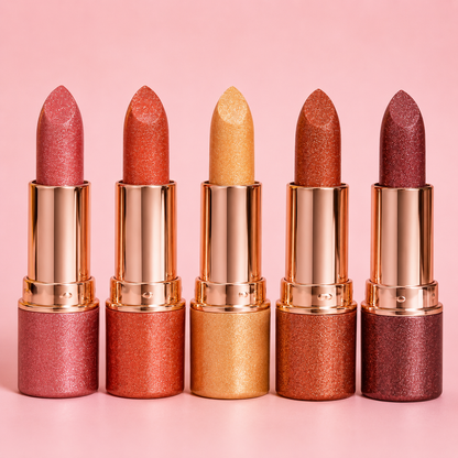 Glitter Glam Lipstick Set – Pack of 5
