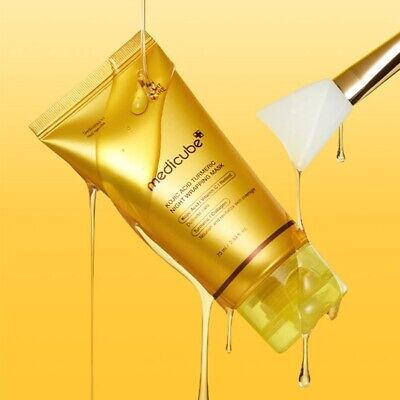 MEDICUBE - Kojic Acid Turmeric Night Wrapping Mask - 75ml