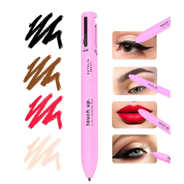 4 in1 Makeup Pen Eyeliner Lipstick Highlighter Browliner