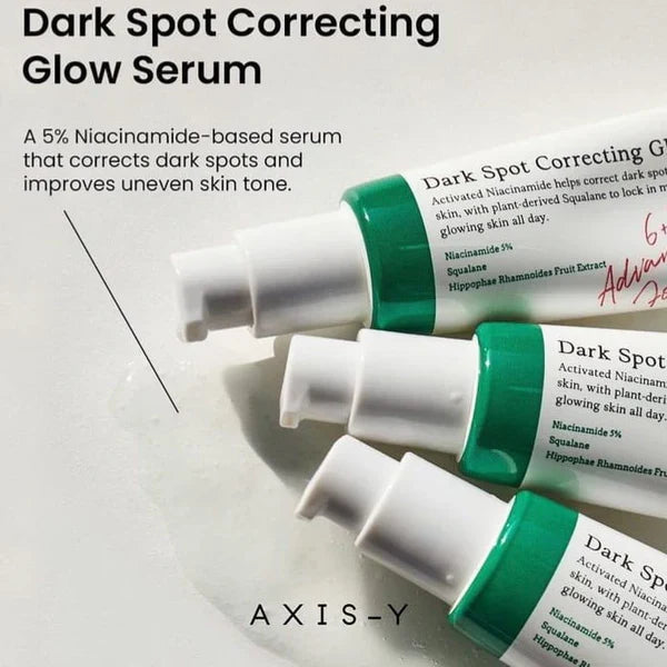 AXIS-Y Dark Spot Correcting Glow Serum 50ml | Niacinamide Brightening Serum for Dark Spots & Uneven Skin Tone