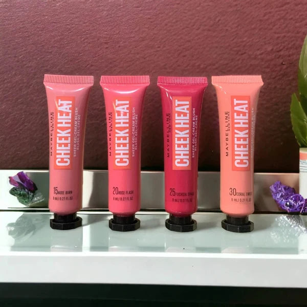 Maybelline Cheek Heat Sheer Gel-Cream Blush 15 Nude Burn 8 ml