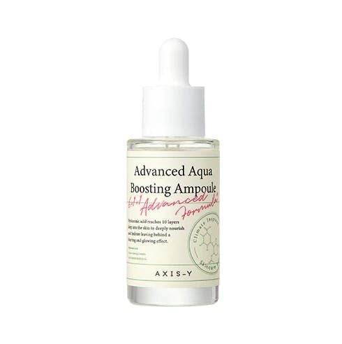 AXIS-Y Advanced Aqua Boosting Ampoule clear bottle with white dropper