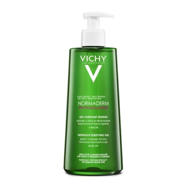 Vichy Normaderm Phytosolution Intensive Purifying Gel green pump bottle