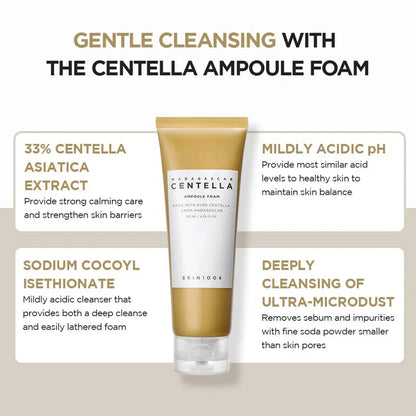 Skin1004 Madagascar Centella Ampoule Foam Cleanser