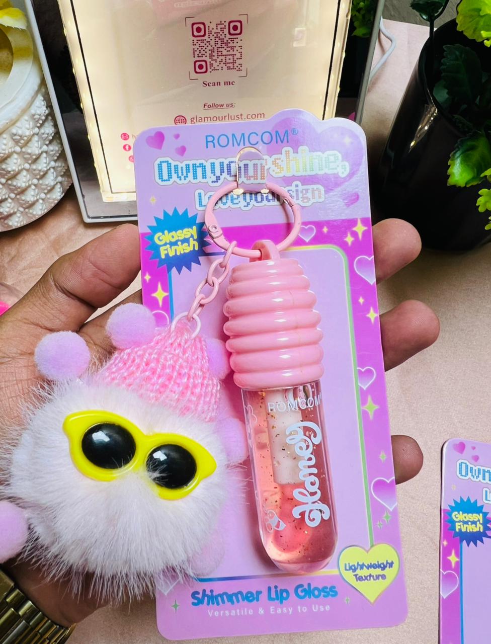 🥰Romantic Glow Lip Oil & Labubu Keychain 🤗🌸
