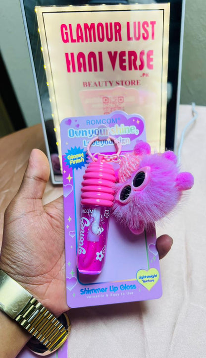 🥰Romantic Glow Lip Oil & Labubu Keychain 🤗🌸