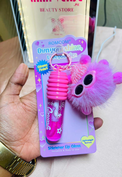 🥰Romantic Glow Lip Oil & Labubu Keychain 🤗🌸
