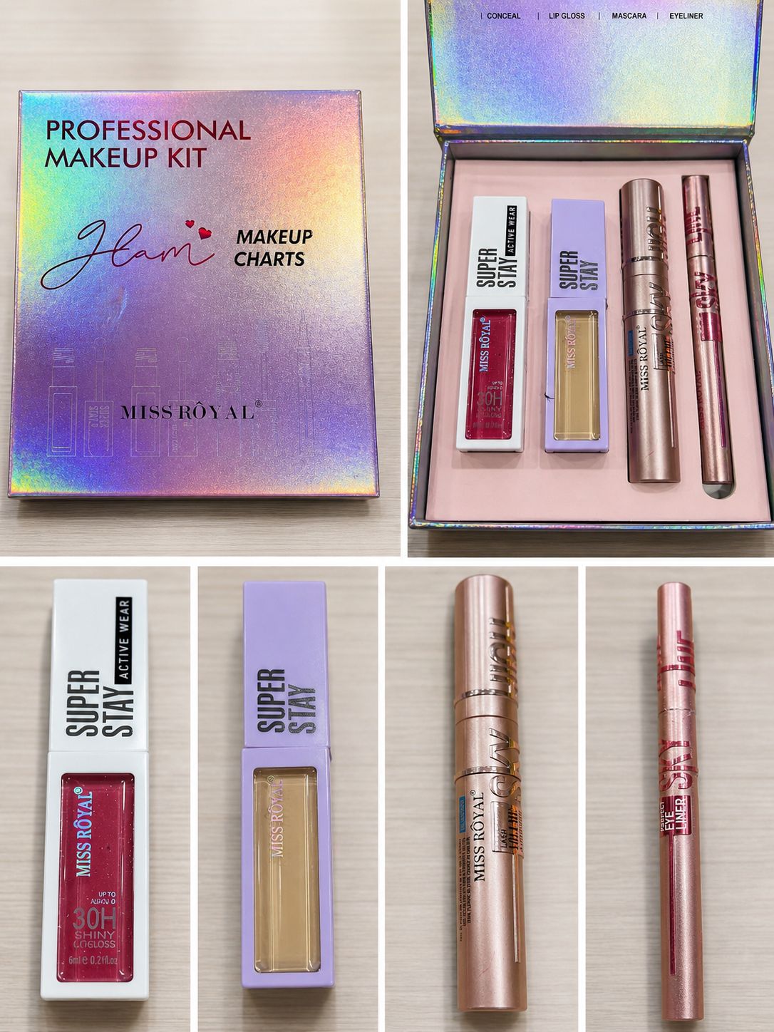 Miss Rose Royal Kit – 4 in 1 Beauty Set