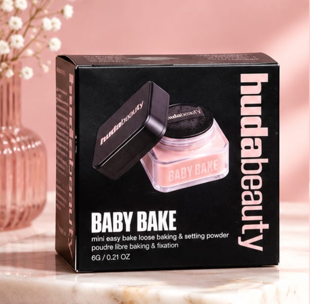 Huda Beauty Baby Bake Mini – Easy Bake Loose Baking &amp; Setting Powder