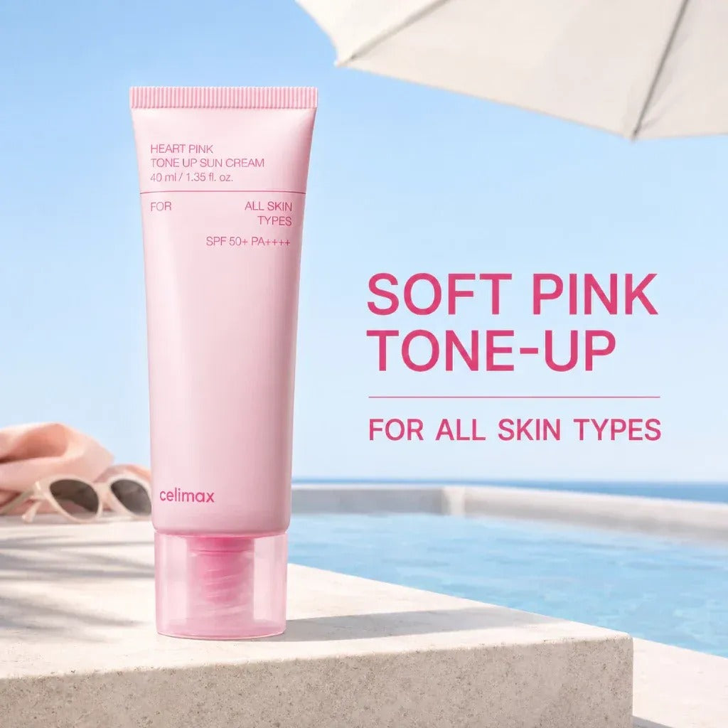 Celimax Heart Pink Tone Up Sun Cream SPF50