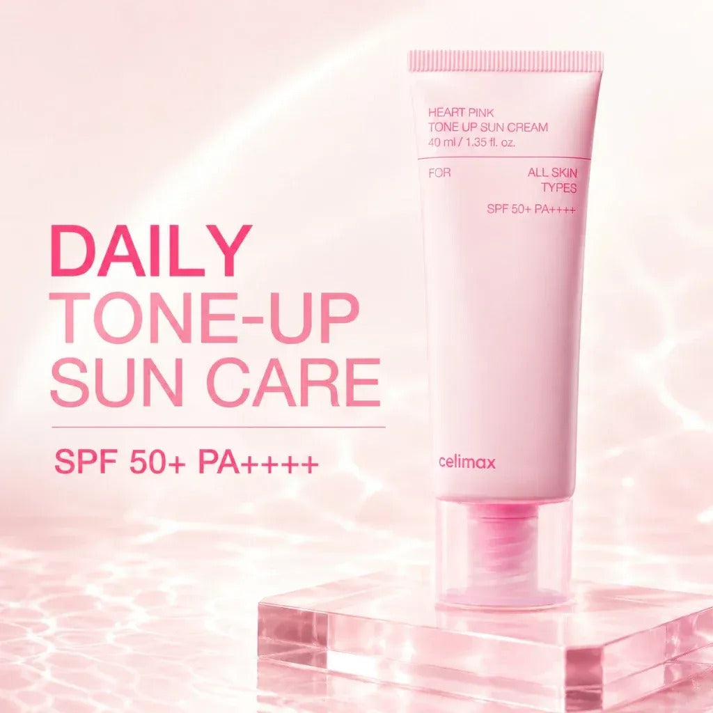 Celimax Heart Pink Tone Up Sun Cream SPF50