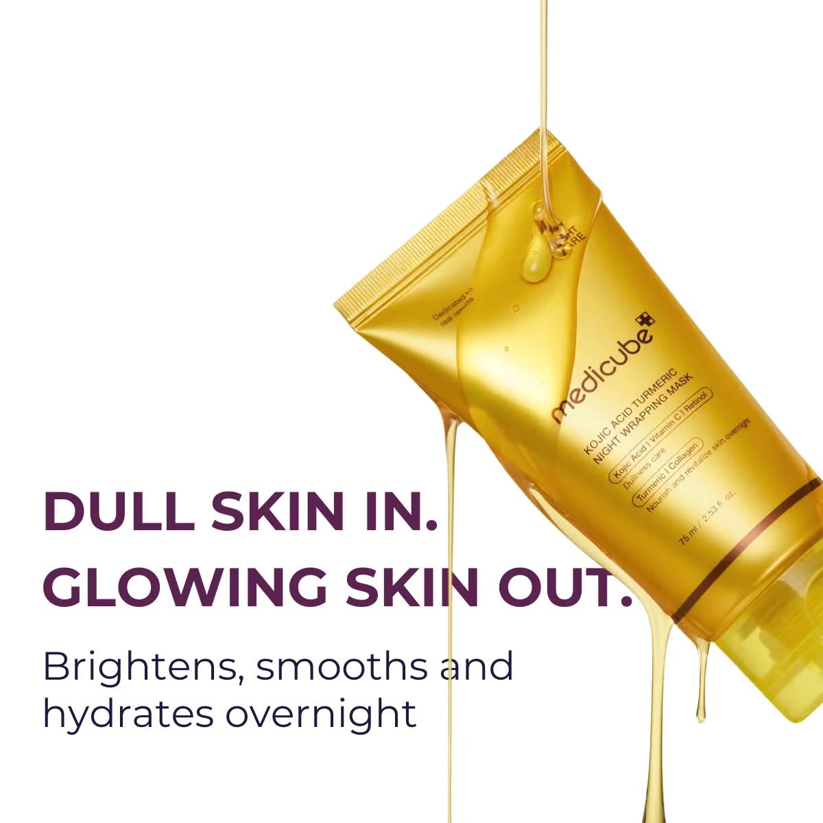 Medicube Kojic Acid Turmeric Night Wrapping Mask 75 ml