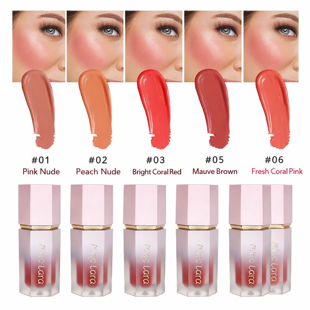 Miss Lara Matte Liquid Blush Pack of 6
