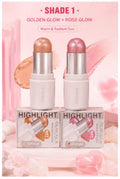 ButterGlow Satin Highlighter Stick – 2 Piece Set