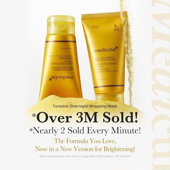 Medicube Kojic Acid Turmeric Night Wrapping Mask 75 ml