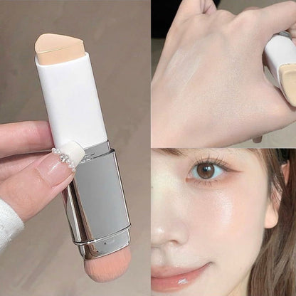 Kakashow 2-in-1 Foundation Stick with Built-In Brush