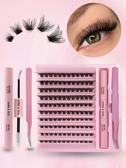 Kashees Mink & Soft Natural DIY Cluster Lashes Extension Kit