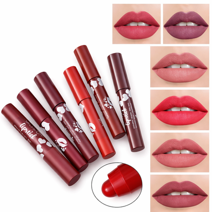 WardaBeauty Classic Lip Crayon – Pack of 6