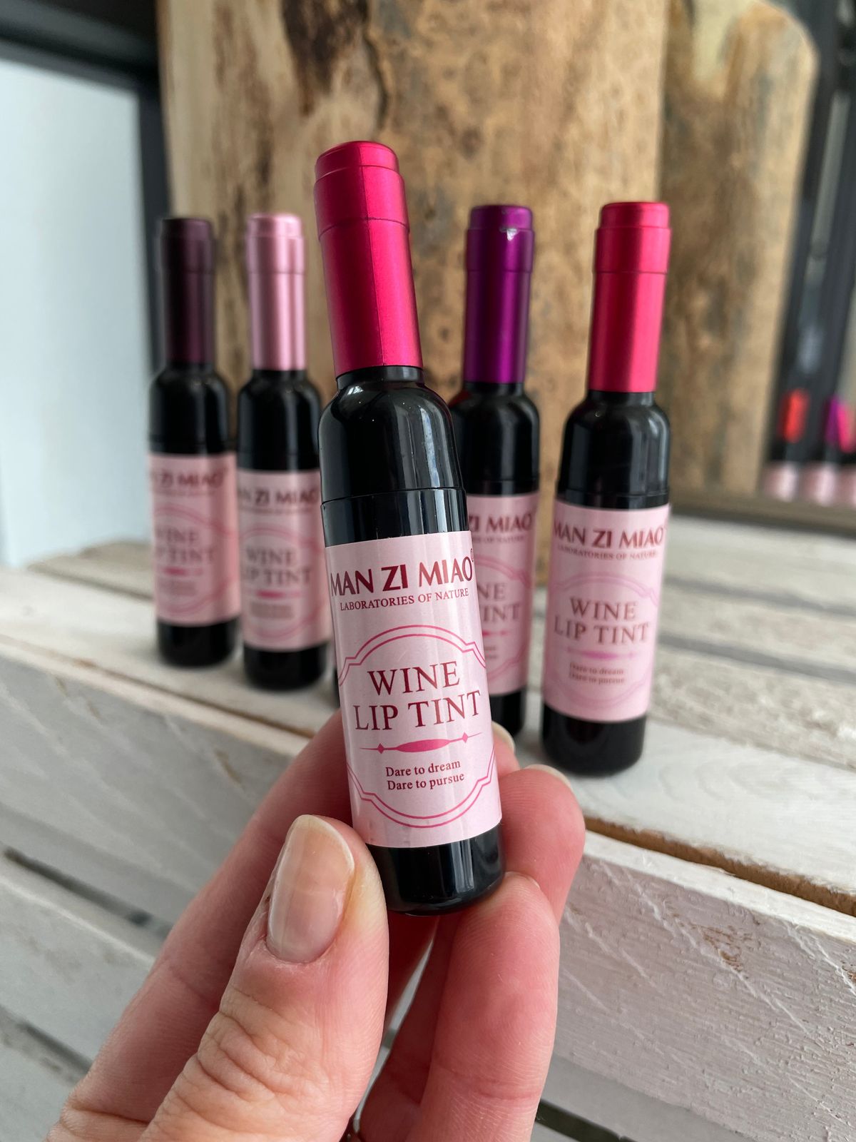 Wine Lip Tint Liquid Lipstick (Pack of 6)