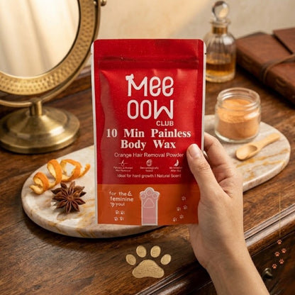 Meow Club 10-Min Painless Body Wax Powder with Spoon - 100g