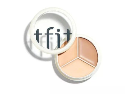 TFIT 3-Shade Cream Concealer & Corrector Palette – Face Concealer