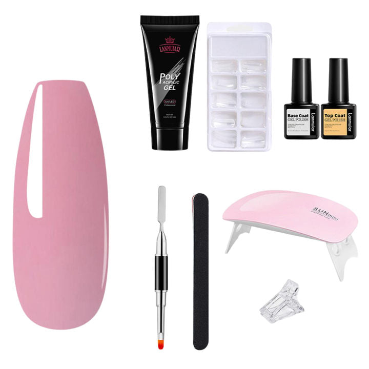 8 pcs Poly Nail Gel Set – Nail Extension Gel Kit