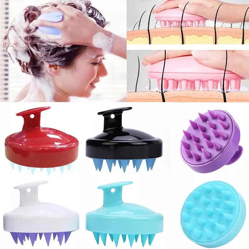 Silicone Hair Scalp Massager Shampoo Brush