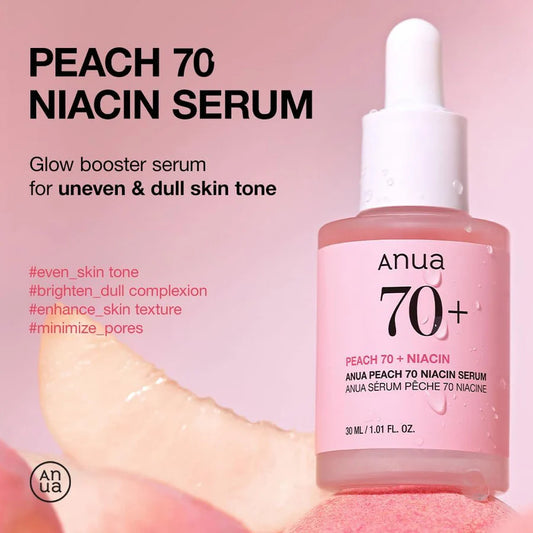 Anua Peach 70 Niacin Serum 10ml and 30ml
