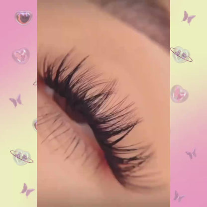 Kashees Mink & Soft Natural DIY Cluster Lashes Extension Kit