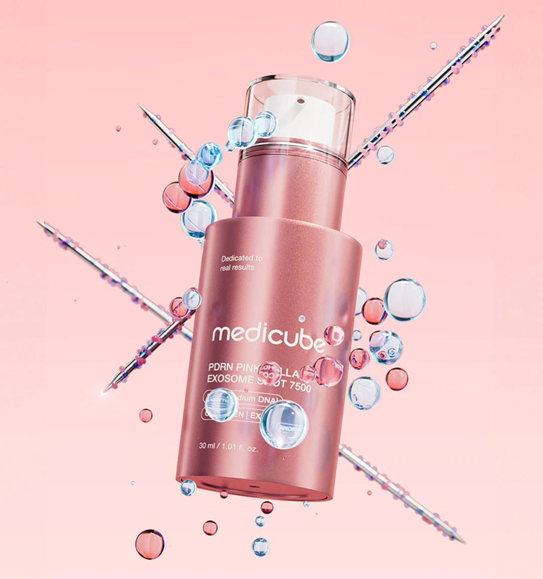 Medicube PDRN Pink Collagen exosome shot ampoule 7500 30ml